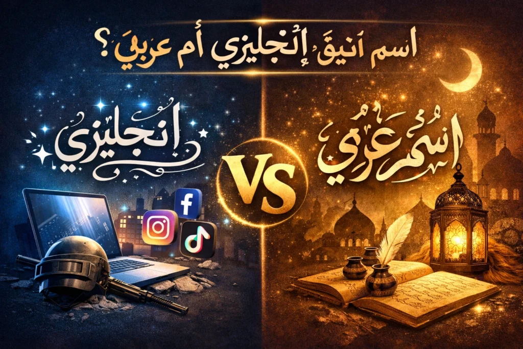 اسم أنيق: إنجليزي أم عربي